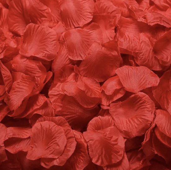 Rode Rozenblaadjes 100 stuks - Valentijnsdag - Moederdag Cadeautje - Valentijn decoratie, versiering - Romantisch Cadeau - 100 Neppe Blaadjes