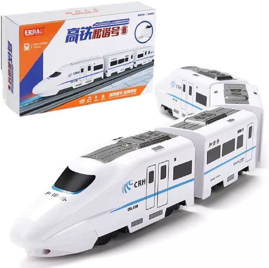 LifeVibe© Speelgoedtrein Met Licht en Muziek - Zelfrijdende Hogesnelheidstrein voor Kinderen - Elektrische Trein