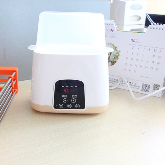 4-in-1 Flessenwarmer Kaki – Flessenwarmer – Melkwarmer – Babyvoeding Verwarmer ‖ De handigste accessoire voor jouw babyflesjes